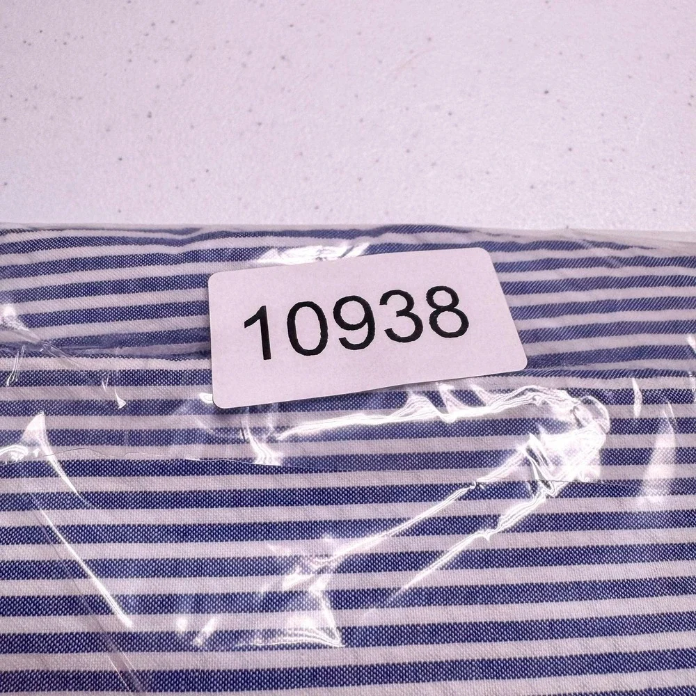 Jos A Bank‎ Dress Pants Mens 38 Blue Striped Classic Fit Pleated Cotton 38x29